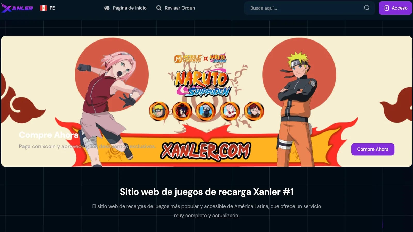 Tienda de e-commerce Xanler